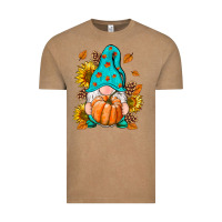 Vintage Coffee Fall Gnome Vintage Tee - RanaPortraitStore