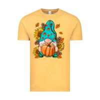 Vintage Mustard Fall Gnome Vintage Tee - RanaPortraitStore