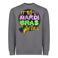 Its Mardi Gras Yall Heavyweight Sweatshirt | Teevron