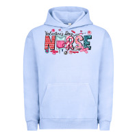 Pigment Grape Ice Nurse Valentine Urban Hoodie - CowhideDigitalArt
