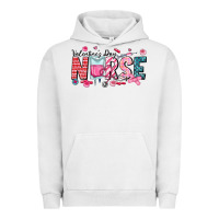 Pigment Lunar Rock Nurse Valentine Urban Hoodie - CowhideDigitalArt