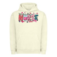 Pigment Pistachio Nurse Valentine Urban Hoodie - CowhideDigitalArt