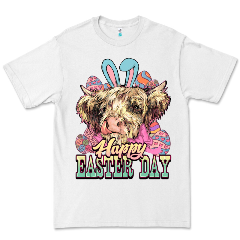 Easter Day Cow Premium Tee by NancyCooperArtShop | Teevron