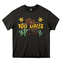 Asphalt 100 days y'all Heavy Core Tee - MaliasSmallBusiness