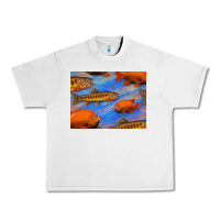 Lunar Rock California Golden Trout Garibaldi Fish Background Urban Heavy Tee - Bettercallsaul