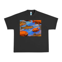 Pigment Black California Golden Trout Garibaldi Fish Background Urban Heavy Tee - Bettercallsaul