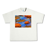 Pistachio California Golden Trout Garibaldi Fish Background Urban Heavy Tee - Bettercallsaul