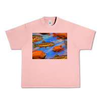 Salmon California Golden Trout Garibaldi Fish Background Urban Heavy Tee - Bettercallsaul
