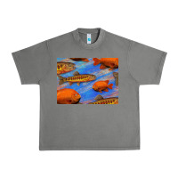 Tornado California Golden Trout Garibaldi Fish Background Urban Heavy Tee - Bettercallsaul