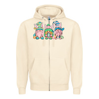 Sandshell Easter gnomes Zipper Hoodie - OliviaCreatesArt