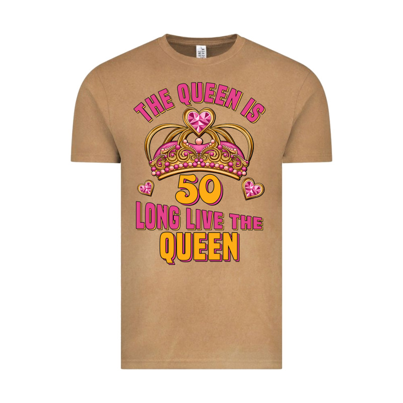 The Queen Is 50 Long Live The Queen Vintage Tee by Jasminsmagicworld | Teevron