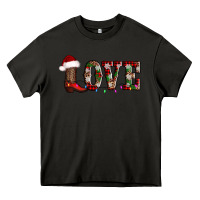 Asphalt love christmas boots Heavy Core Tee - AdoDesignShop