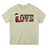 Mossy love christmas boots Heavy Core Tee - AdoDesignShop
