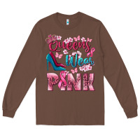 Chestnut Queens wear pink Breast Cancer Long Sleeve Tee - NancyCooperArtShop