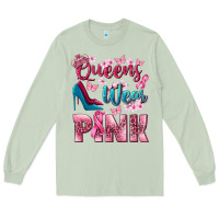 Matcha Queens wear pink Breast Cancer Long Sleeve Tee - NancyCooperArtShop