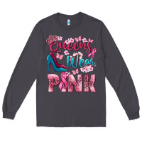 Smoke Queens wear pink Breast Cancer Long Sleeve Tee - NancyCooperArtShop