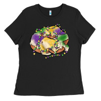 Mardi Gras King Cake Ladies Tee | Teevron