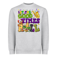 Heather Grey let the good times roll Heavyweight Sweatshirt - CowGirlArtShop