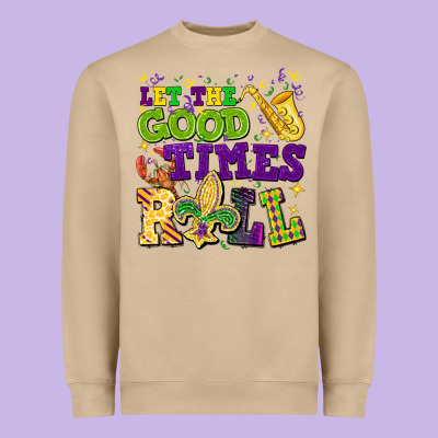 Let The Good Times Roll Heavyweight Sweatshirt Designed By Cowgirlartshop