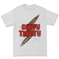 Dove Grey dirty thirty lightning bolt Premium Tee - MaliasSmallBusiness