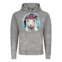 Cloud Rock Sunflower Sheep With Background Vintage Hoodie - RanaPortraitStore
