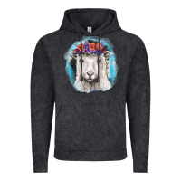 Vintage Arctic Sunflower Sheep With Background Vintage Hoodie - RanaPortraitStore