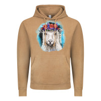 Vintage Camel Sunflower Sheep With Background Vintage Hoodie - RanaPortraitStore