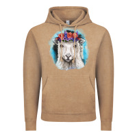 Vintage Coffee Sunflower Sheep With Background Vintage Hoodie - RanaPortraitStore