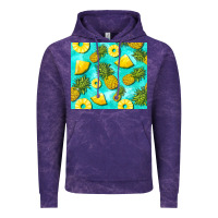 Cloud Purple blue pineapple Vintage Hoodie - BarkalooDesign