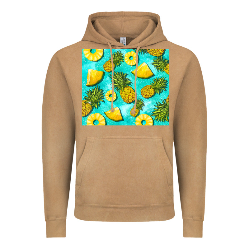Blue Pineapple Vintage Hoodie by BarkalooDesign | Teevron