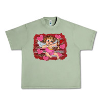Oil Green valentine's day cupid heart Urban Heavy Tee - RanaPortraitStore