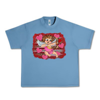 Pebble Blue valentine's day cupid heart Urban Heavy Tee - RanaPortraitStore