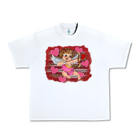 White valentine's day cupid heart Urban Heavy Tee - RanaPortraitStore