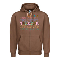 Chestnut Easter bunny Teacher Zipper Hoodie - OliviaCreatesArt