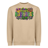 Mushroom happy mardi gras yall Heavyweight Sweatshirt - CowGirlArtShop