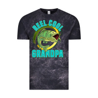 Cloud Black reel cool grandpa Vintage Tee - Jasminsmagicworld