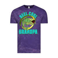 Cloud Purple reel cool grandpa Vintage Tee - Jasminsmagicworld