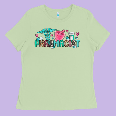 Pharmacist Ladies Tee Designed By Maliassmallbusiness