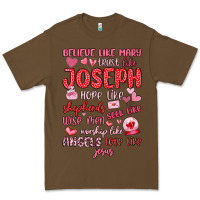 Cacao believe like mary trust like joseph valentine s da Premium Tee - MaliasSmallBusiness