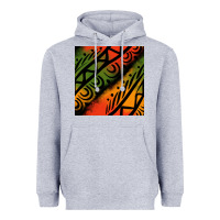 Heather Grey african tribal seamless pattern Heavyweight Hoodie - BundleAndBundleShop