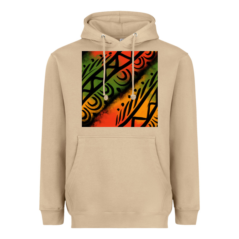 African Tribal Seamless Pattern Heavyweight Hoodie by BundleAndBundleShop | Teevron