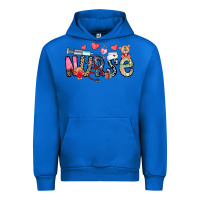 Cobalt Nurse Valentines Day Urban Hoodie - CowhideDigitalArt