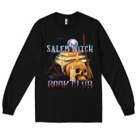 Black Salem Witch Book Club Long Sleeve Tee - texasbilliewilder