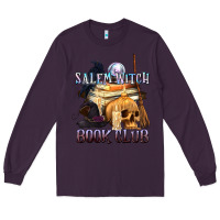 Plum Salem Witch Book Club Long Sleeve Tee - texasbilliewilder