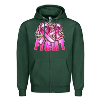 Sports Green fight cancer Zipper Hoodie - FaDigitalArtStudio