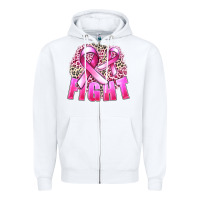 White fight cancer Zipper Hoodie - FaDigitalArtStudio