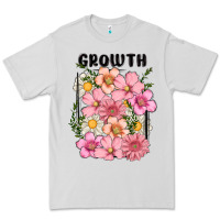 Dove Grey growth flower Premium Tee - MaliasSmallBusiness
