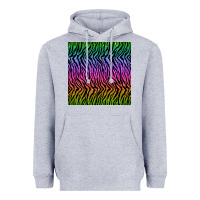 Heather Grey tiger glitter seamless pattern Heavyweight Hoodie - BundleAndBundleShop