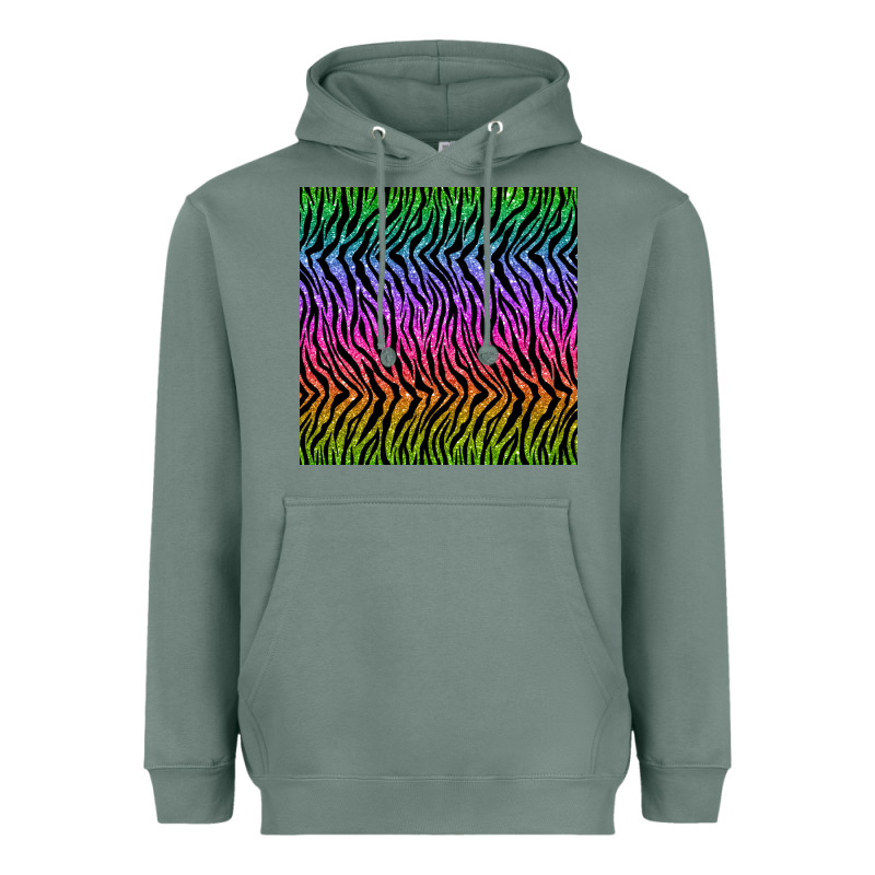 Tiger Glitter Seamless Pattern Heavyweight Hoodie by BundleAndBundleShop | Teevron