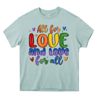 Arona all for love and love for all Heavy Core Tee - MaliasSmallBusiness
